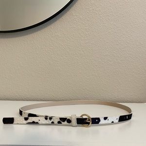 Cow Print Belt